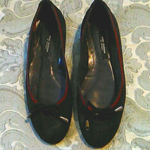 Simo Jourdan by Monique BLACK Flats - Picture 1 of 8